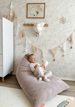 Lounger Sitzsack Cord Kirschblüte Rosa