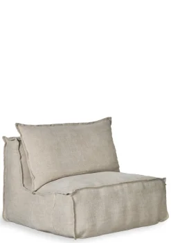 Lounge-Sessel 'Linen Lounger' Beige