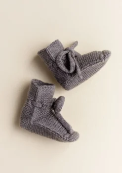 Merino Baby Booties Otter