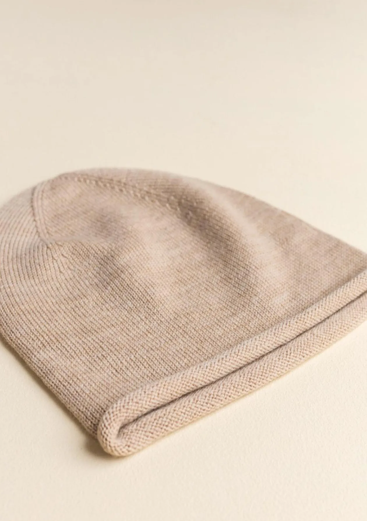 Merino Beanie 'Efa' sand