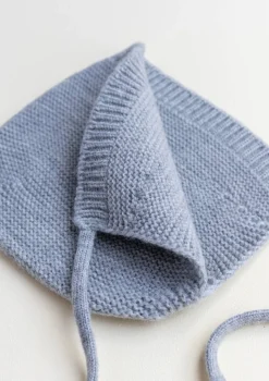 Merino Bonnet 'Dolly' Grey Melange