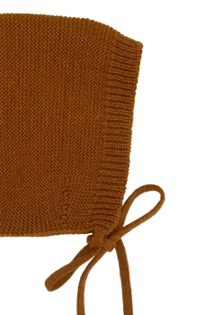 Merino Bonnet 'Dolly' Rust