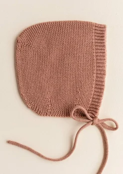 Merino Bonnet 'Dolly' Terracotta