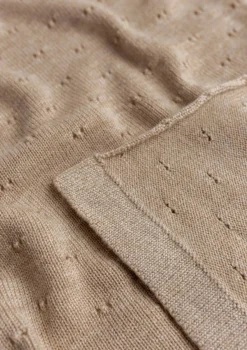 Merino Decke 'Bibi'Sand