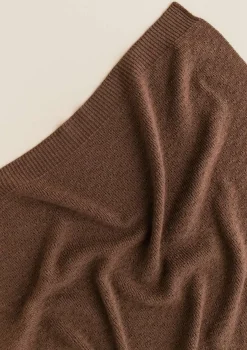 Merino Decke 'Dora' Mocha