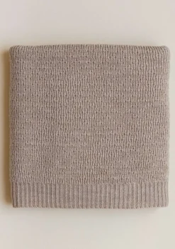 Merino Decke 'Dora' sand
