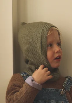 Merino Mütze Balaclava 'Eddy' artichoke