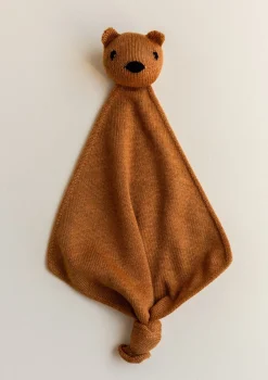 Merino Schmusetuch 'Teddy Tokki' Rust