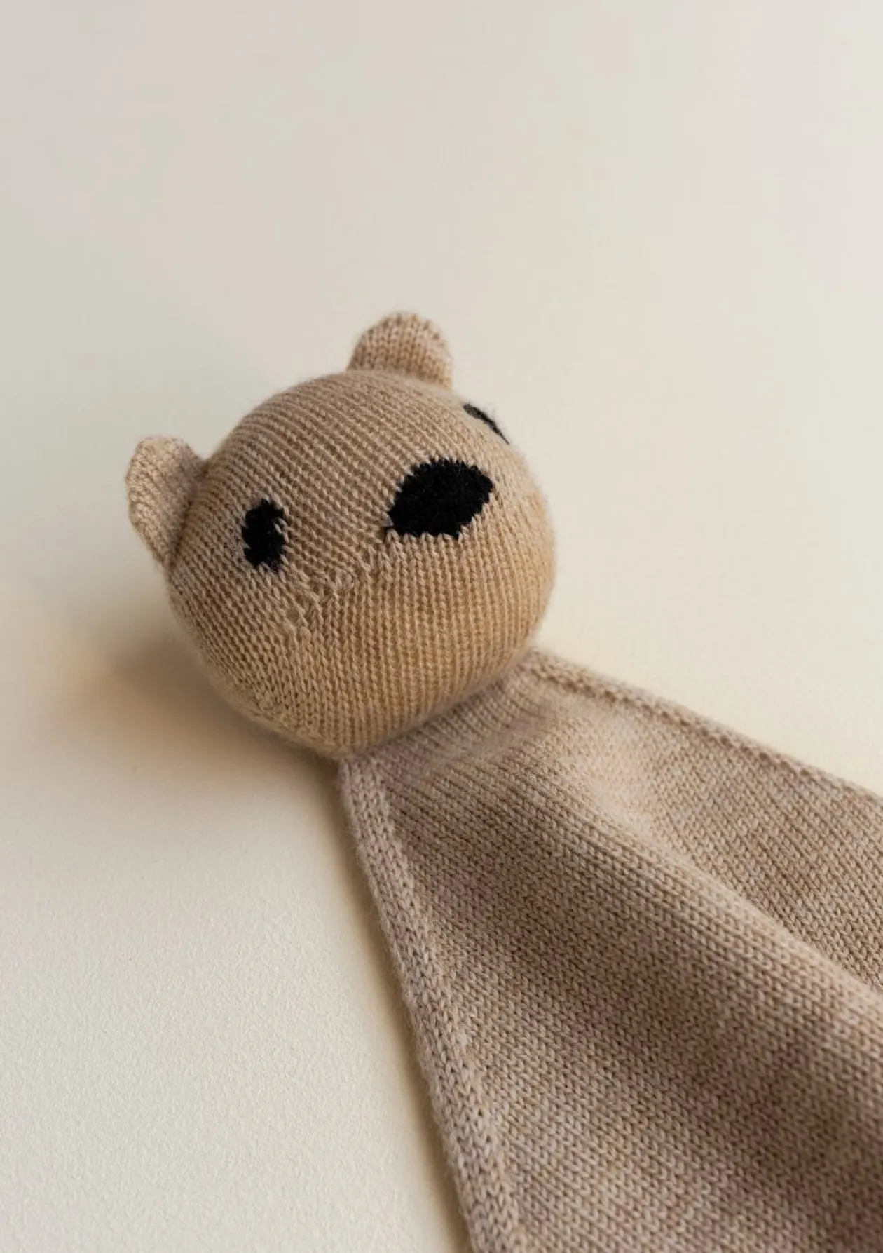 Merino Schmusetuch 'Teddy Tokki' Sand