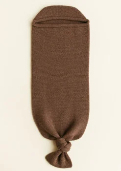 Merino Strick-Pucksack 'Cocoon' Mocha