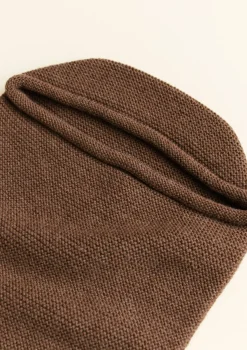 Merino Strick-Pucksack 'Cocoon' Mocha