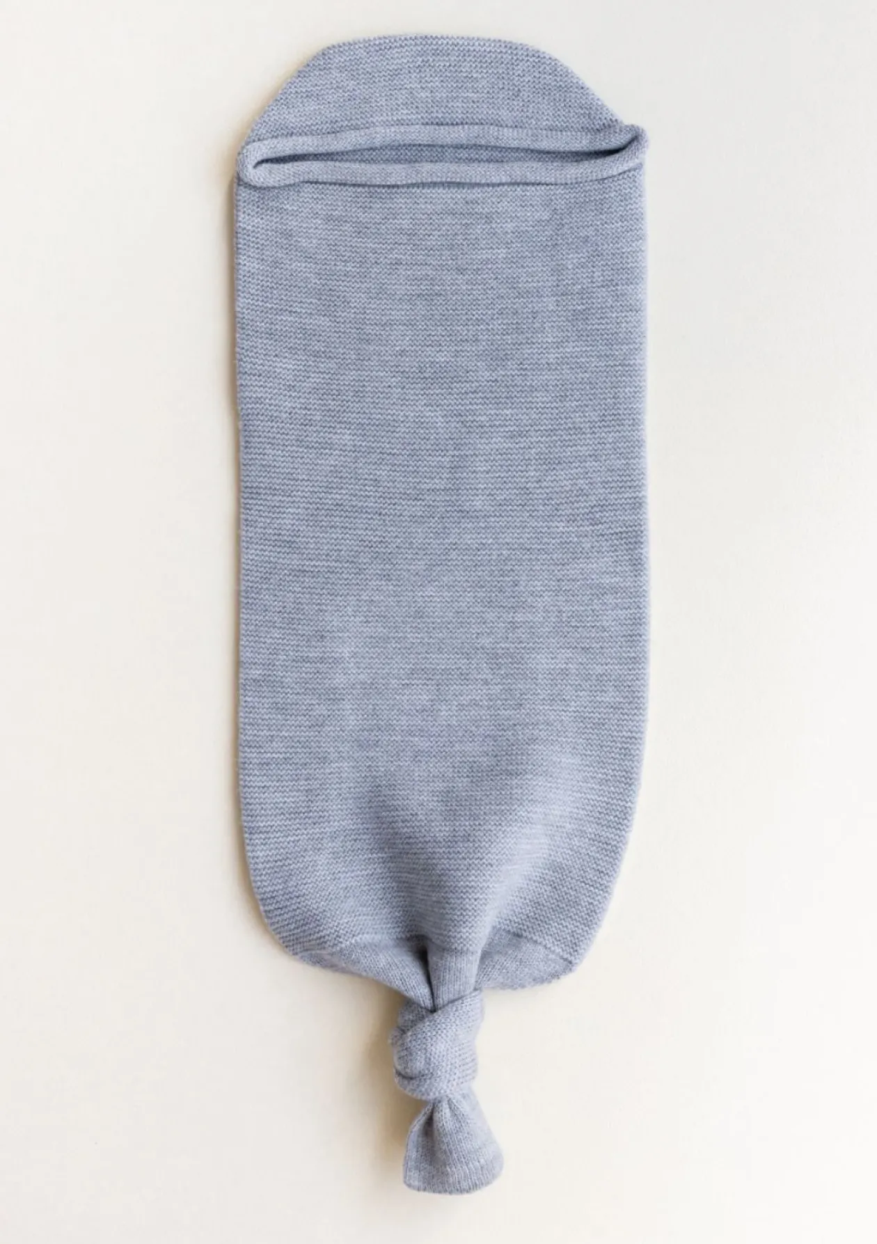 Merino Strick-Pucksack 'Cocoon' grey melange