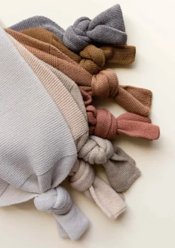 Merino Strick-Pucksack 'Cocoon' grey melange