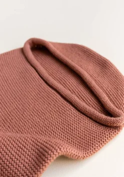 Merino Strick-Pucksack 'Cocoon' Brick