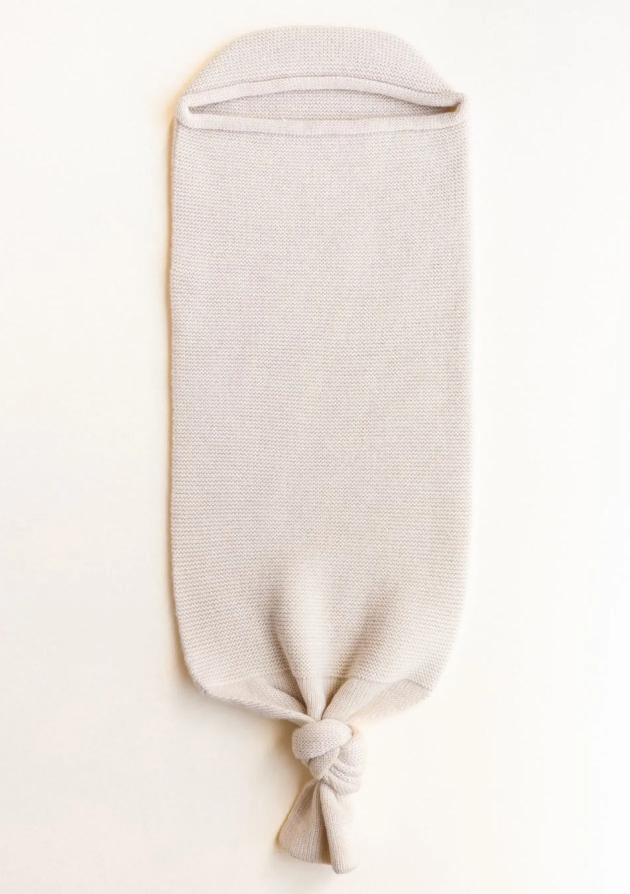 Merino Strick-Pucksack 'Cocoon' Cream