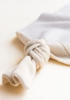 Merino Strick-Pucksack 'Cocoon' Cream