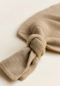 Merino Strick-Pucksack 'Cocoon' Sand