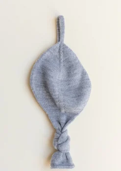 Merino Strick-Schnullertuch 'Titi Comforter' grey melange