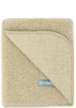 Merino Teddy Kuscheldecke Essential Beige 90 x 75 cm