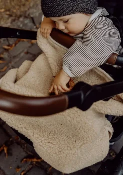 Merino Teddy Kuscheldecke Essential Beige 90 x 75 cm