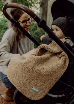 Merino Teddy Kuscheldecke Essential Taupe 90 x 75 cm