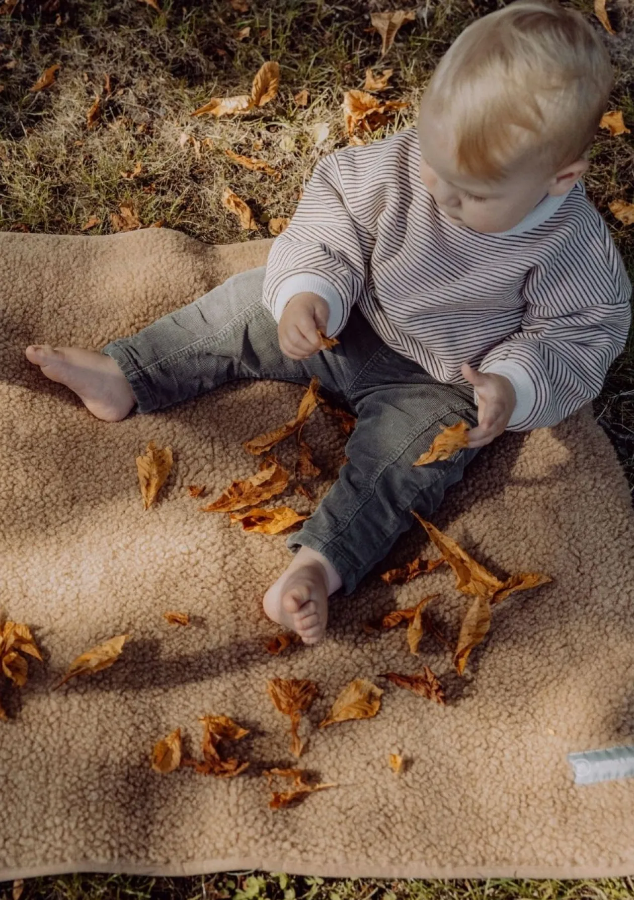 Merino Teddy Kuscheldecke Essential Taupe 90 x 75 cm