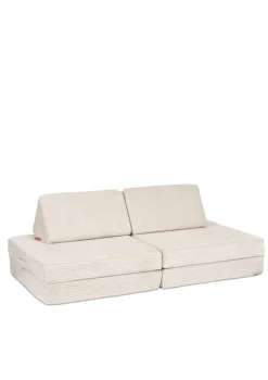 Mini Spielsofa Cord Creme Beige