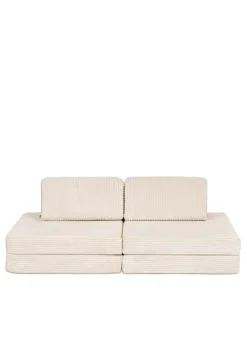 Mini Spielsofa Cord Creme Beige