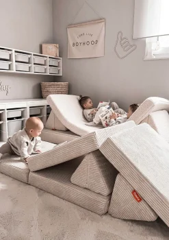 Mini Spielsofa Cord Kirschblüte Rosa