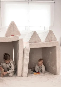 Mini Spielsofa Cord Koala Grau