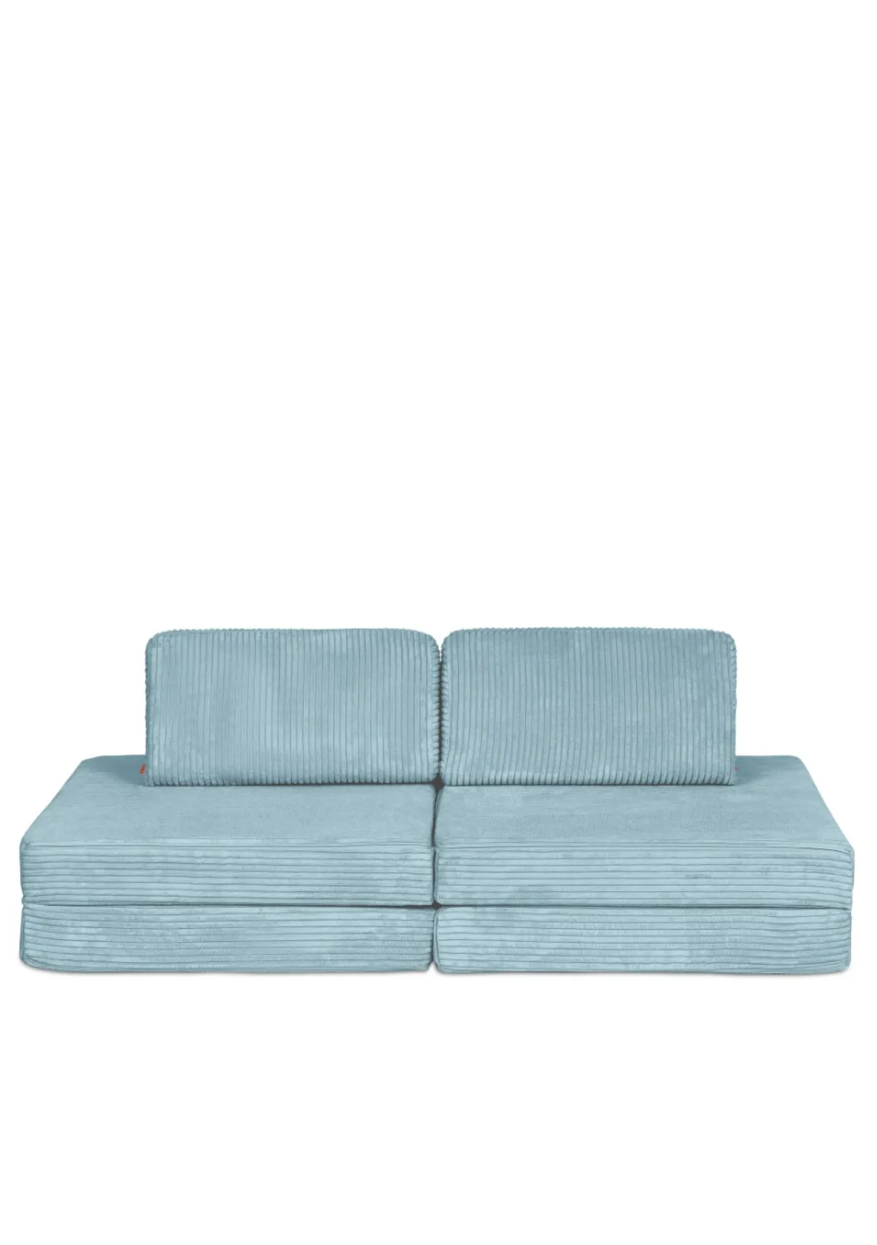 Mini Spielsofa Cord Lagune Blau