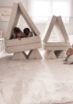 Mini Spielsofa Cord Lagune Blau