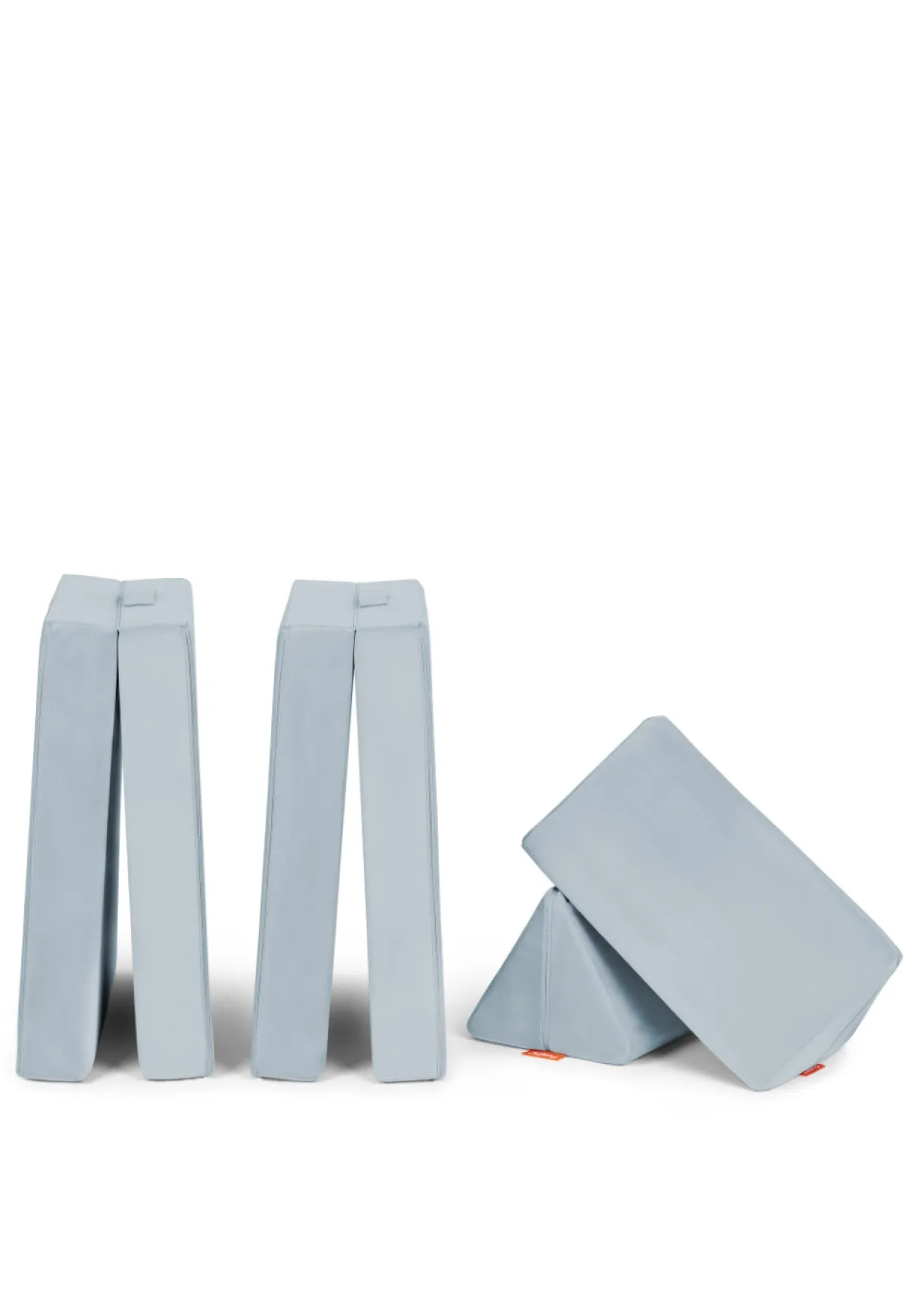 Mini Spielsofa Velours Arktis Blau