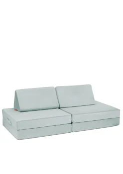 Mini Spielsofa Velours Minz Hellgrün