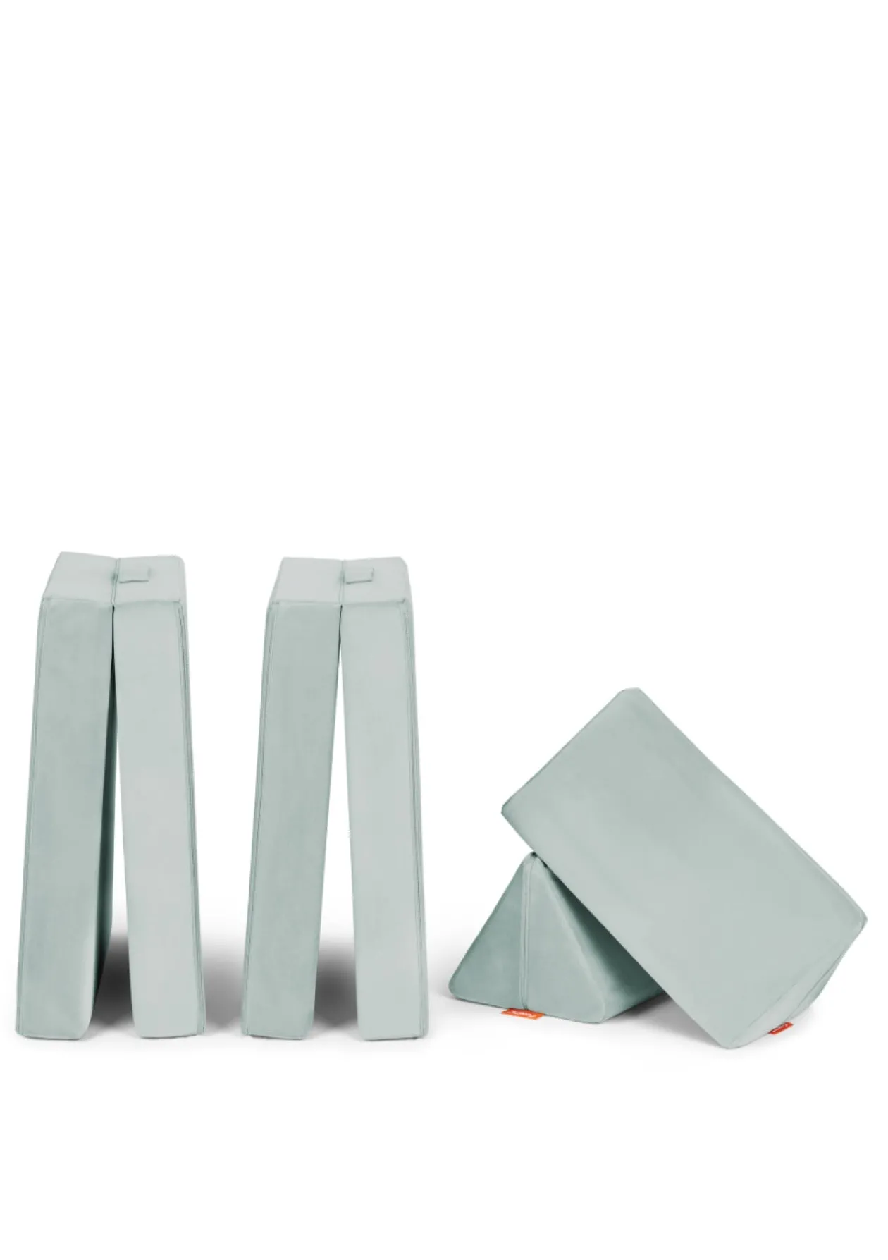 Mini Spielsofa Velours Minz Hellgrün