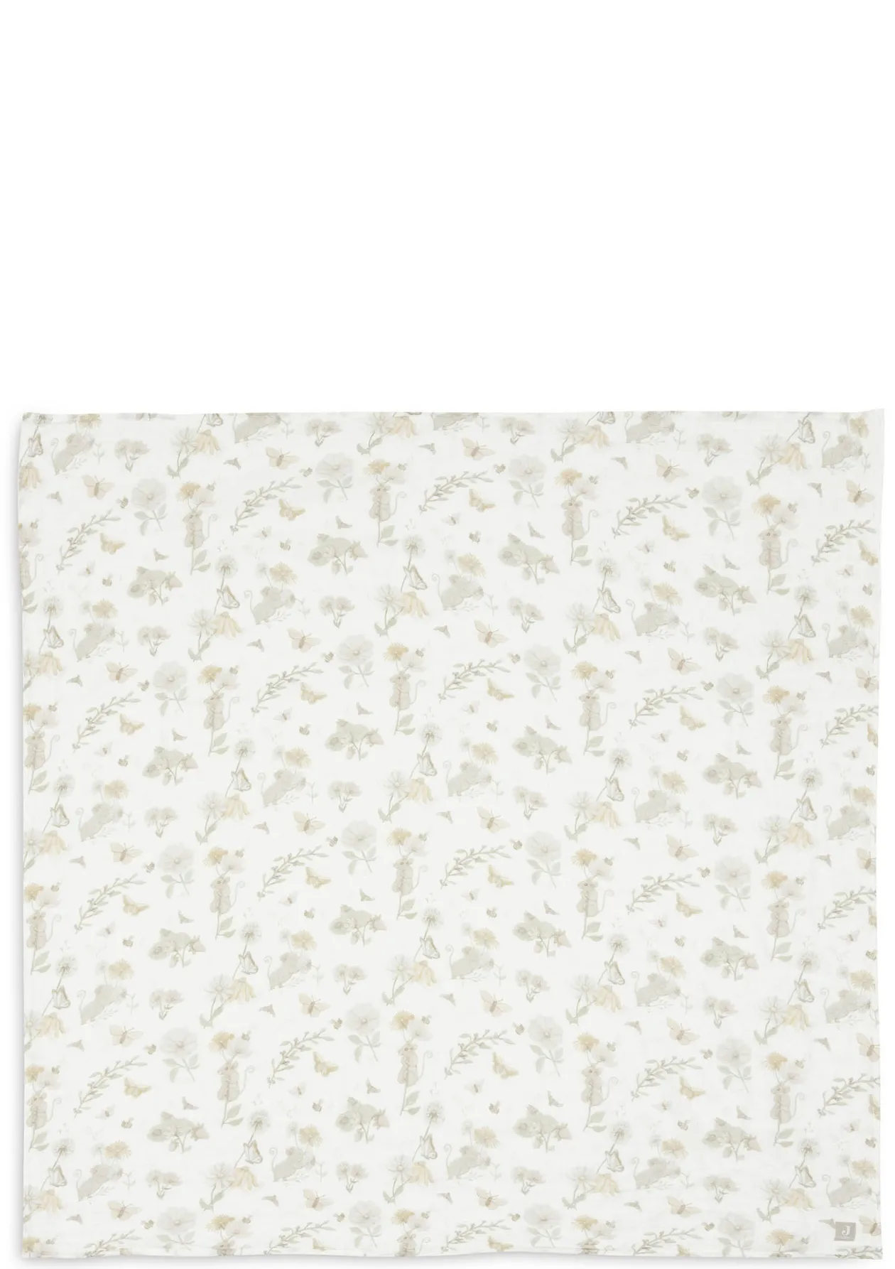 Mulltuch 'Dreamy Mouse' 115 cm x 115 cm