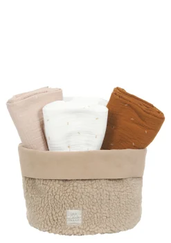 Mulltuch natural leaf 60 x 60 cm