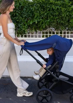 Multifunktionale UV-Decke UPF 50+ Navy