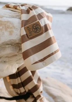 Multifunktionale UV-Decke UPF 50+ Peanut Brown Stripe