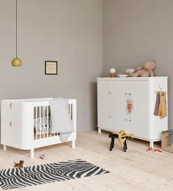 Multi-Schrank 'Wood' 3-türig weiss