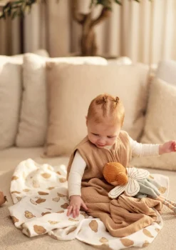 Musselin Baby Schlafsack Musselin TOG 0,5 Biscuit