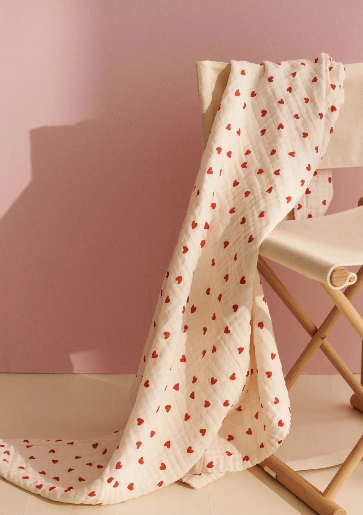 Musselin Babydecke 'Murray' Little Love 120 x 120 cm