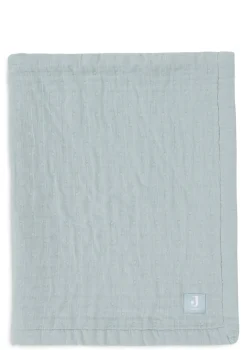 Musselin Decke Wiege 'Jacquard' Sea Green 100 x 75 cm