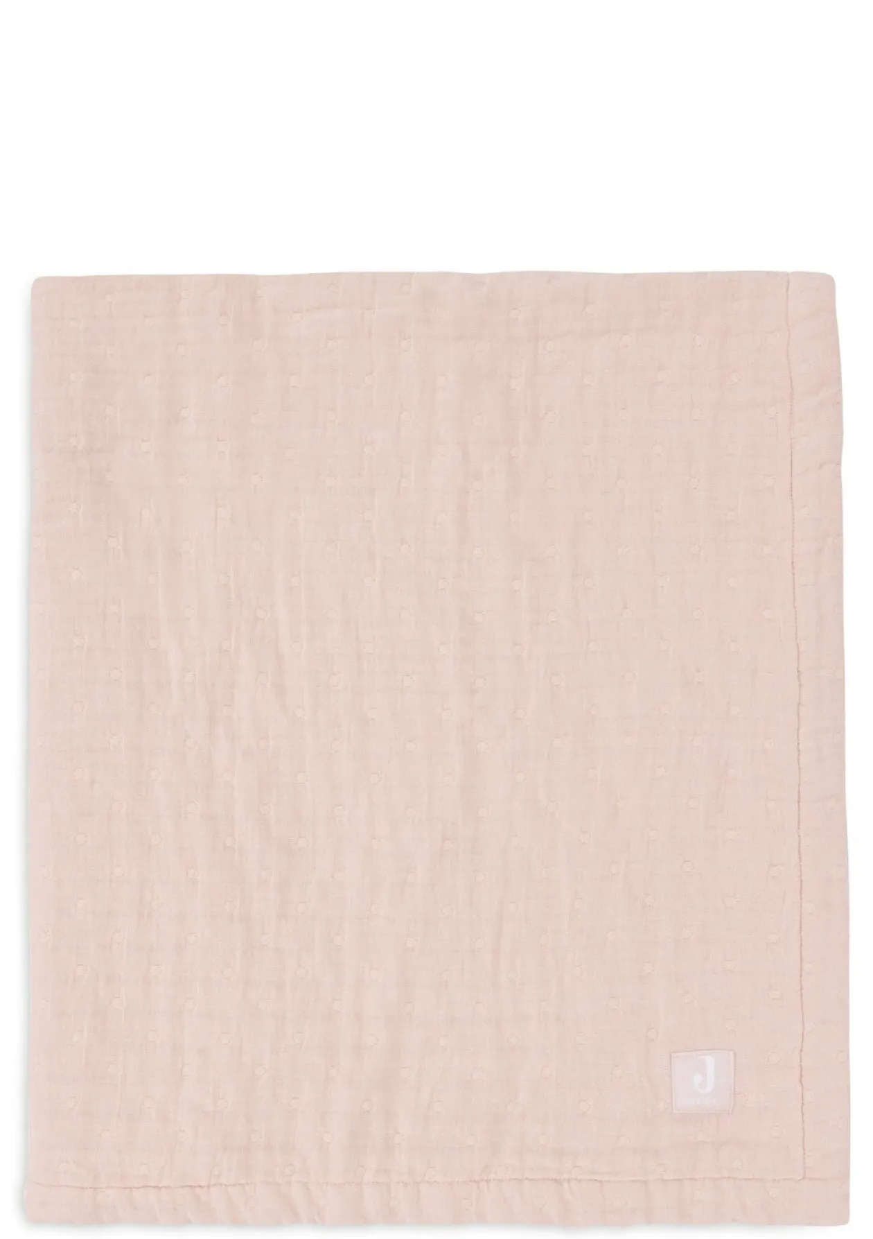 Musselin Decke Wiege 'Jacquard' Wild Rose 100 x 75 cm