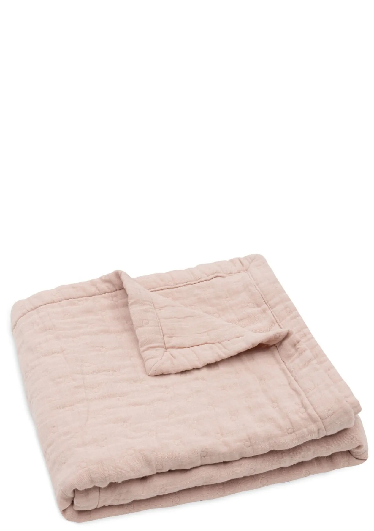 Musselin Decke Wiege 'Jacquard' Wild Rose 100 x 75 cm