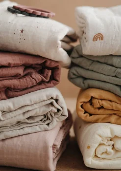 Musselin Mulltuch cedar