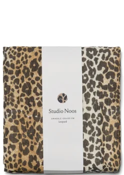 Musselin Mulltuch 'Swaddle Print Large' Leopard 120 x 120 cm