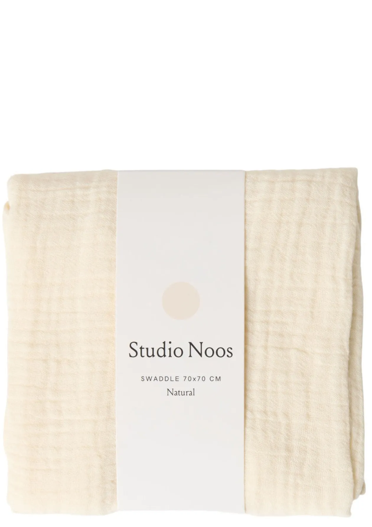 Musselin Mulltuch 'Swaddle Uni Medium' Natural 70 x 70 cm