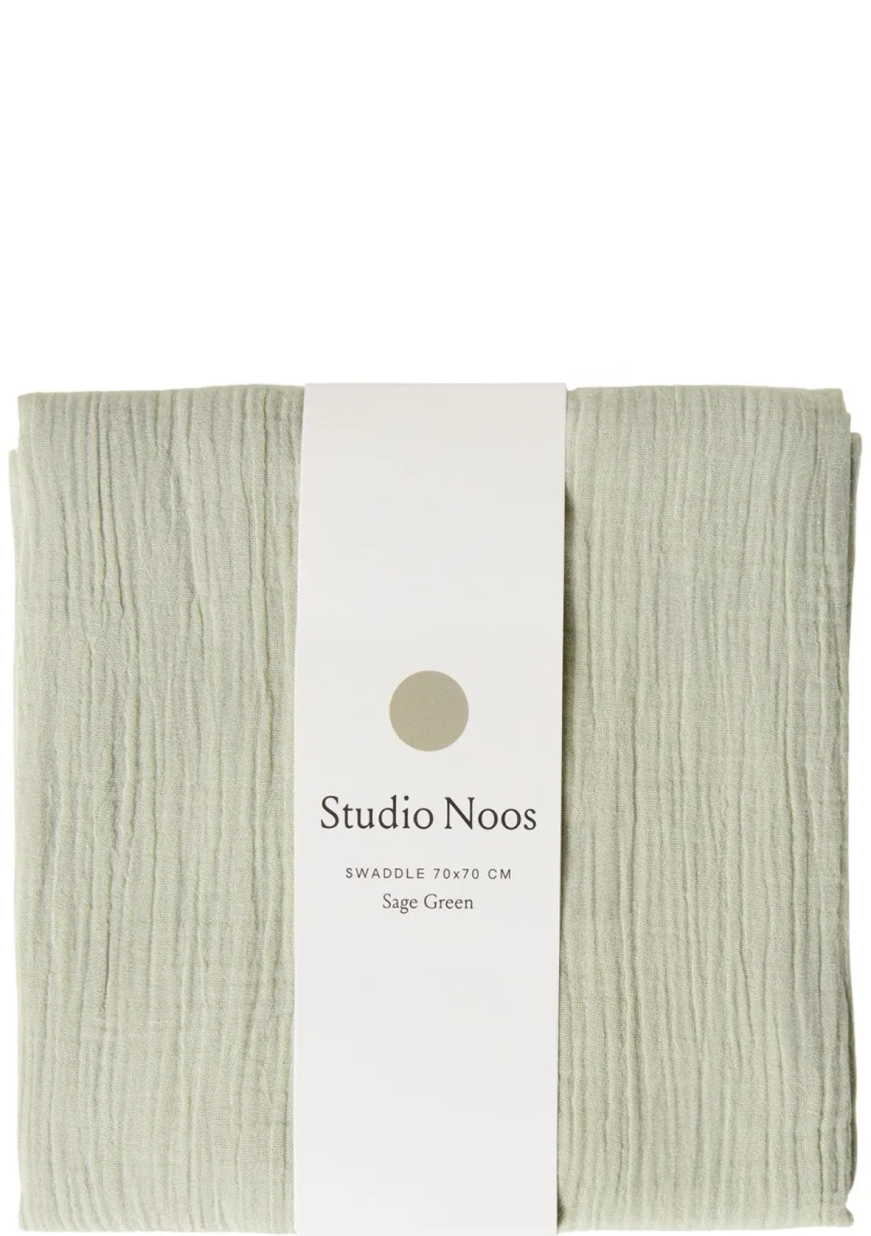 Musselin Mulltuch 'Swaddle Uni Medium' Sage Green 70 x 70 cm