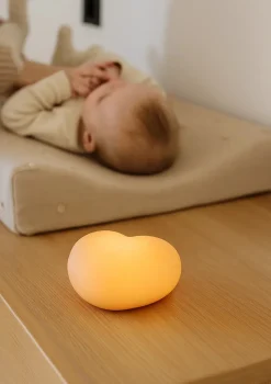 Nachtlicht 'Ruby' warm grey